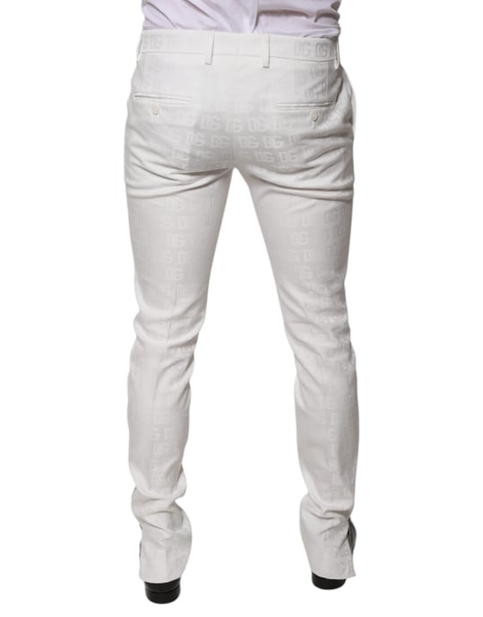 Pantalones Ajustados Con Logo Blanco - Image 4