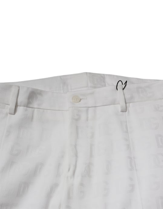 Pantalones Ajustados Con Logo Blanco - Image 5