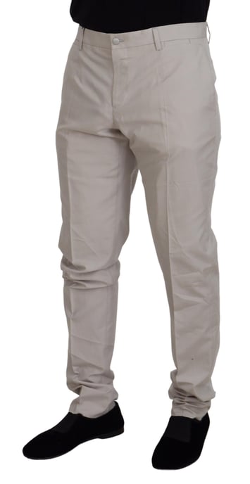 Pantalones Sólidos Gris Claro - Image 2