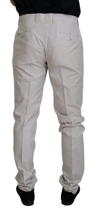 Pantalones Sólidos Gris Claro - Image 3