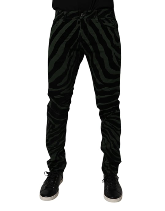 Pantalones Casuales con Estampado de Cebra - Image 1