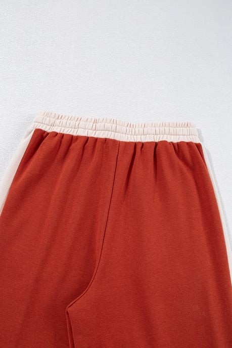 Pantalones de pierna ancha con paneles laterales - Image 3