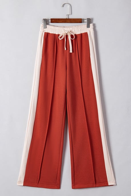 Pantalones de pierna ancha con paneles laterales - Image 6