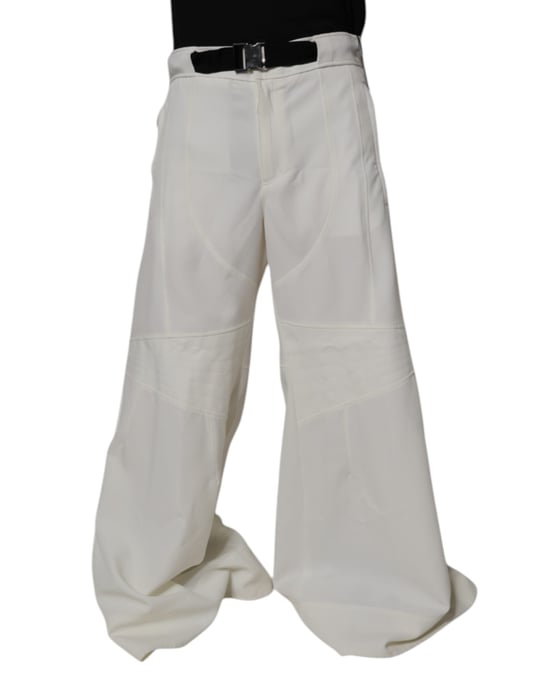 Pantalones de algodón de pierna ancha - Image 1