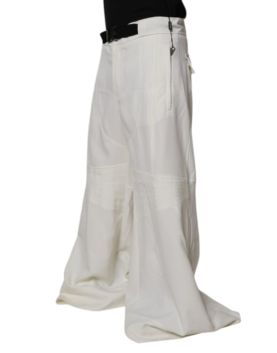Pantalones de algodón de pierna ancha - Image 3