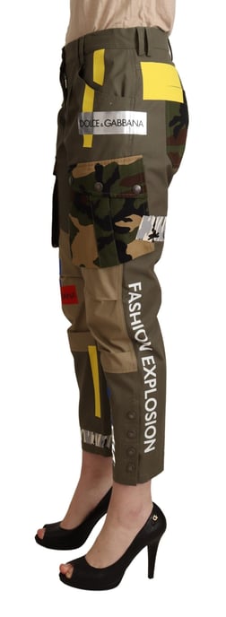 Pantalones de Parches Multicolor Camo Pan72085 - Image 2