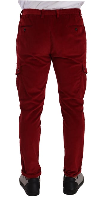 Pantalones cargo de pana casuales - Image 3
