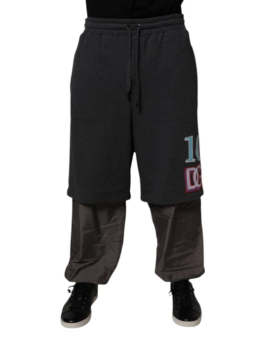 Pantalones de chándal con capas y logo bordado - Image 2