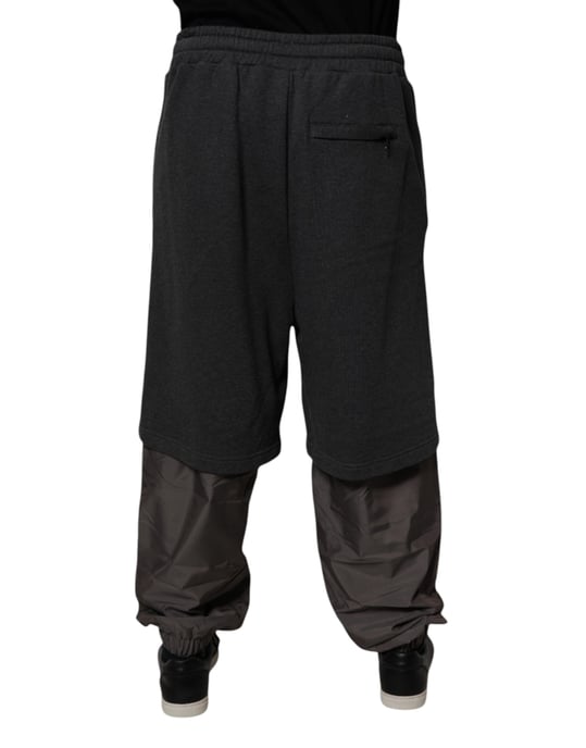 Pantalones de chándal con capas y logo bordado - Image 4