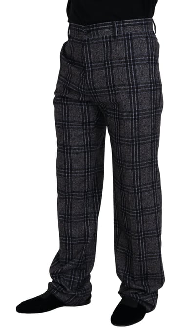 Pantalones de cuadros de lana - Image 2