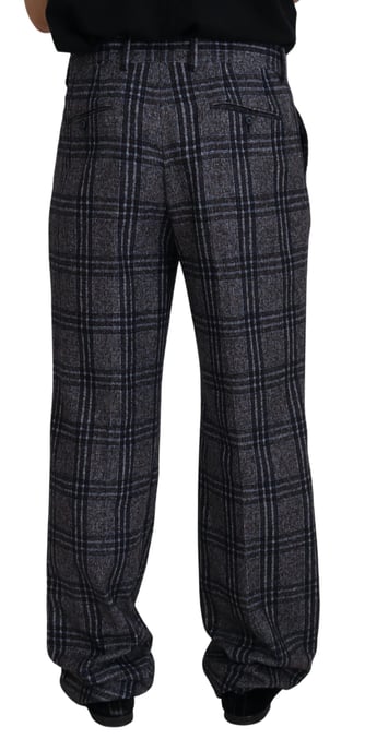 Pantalones de cuadros de lana - Image 3