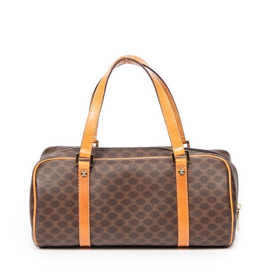 Celine Small Bowling Bag en Marrón Lona recubierta - Image 5