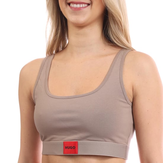 Bralette de etiqueta rojo Hugo para mujer en marrón - Image 2