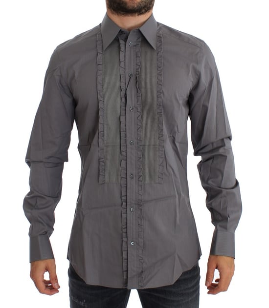 Camisa de manga larga con detalle de plisado - Image 1