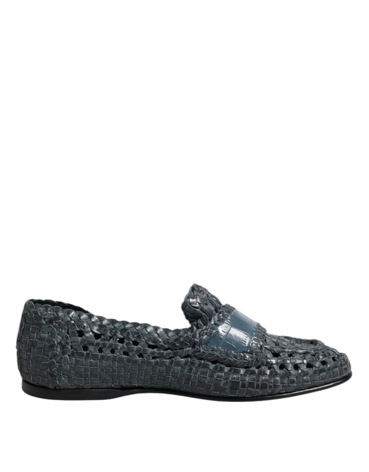 Mocasines de cuero trenzado - Image 1