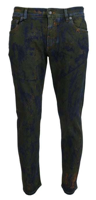 Jeans Slimfit con Pintura Salpicada - Image 1