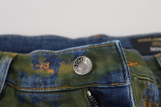 Jeans Slimfit con Pintura Salpicada - Image 4