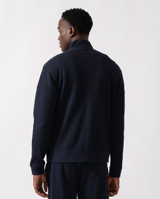 Top de loungewear Structure en Azul Oscuro - Image 2