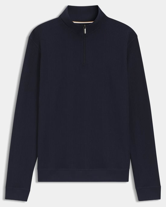 Top de loungewear Structure en Azul Oscuro - Image 3