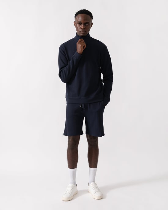 Top de loungewear Structure en Azul Oscuro - Image 5