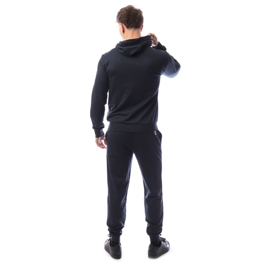 Chándal completo de cremallera Emporio Armani EA7 Core Identity para hombre en azul marino - Image 2