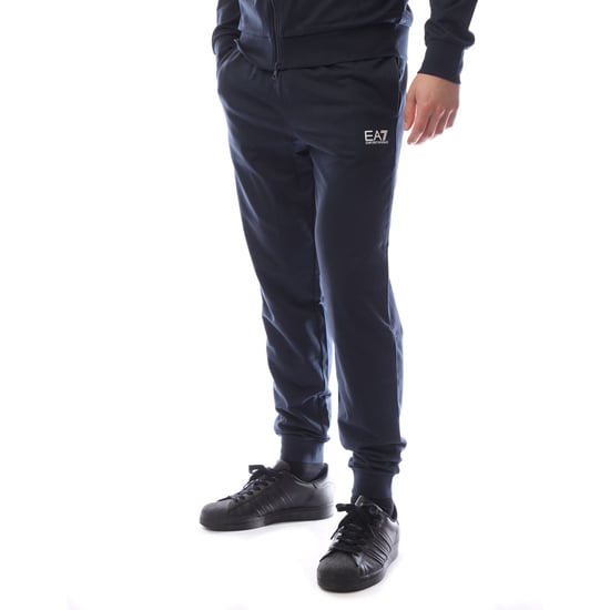Chándal completo de cremallera Emporio Armani EA7 Core Identity para hombre en azul marino - Image 4