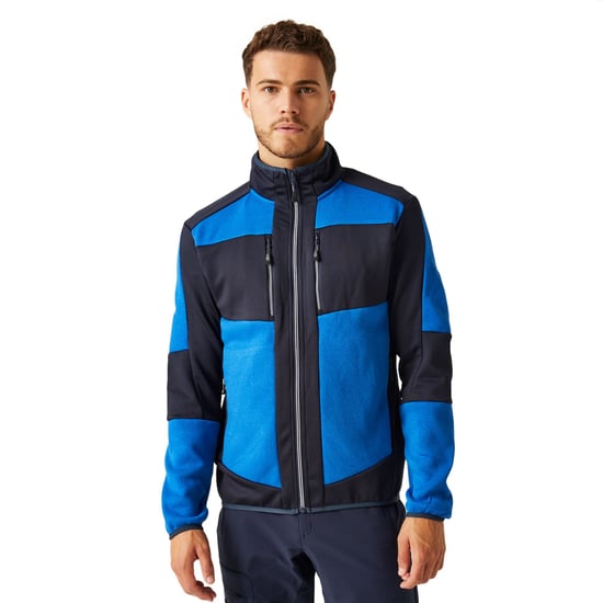 Regatta Unisex Adult E-Volve Knitted Stretch Midlayer (Strong Blue/Navy) - Image 3