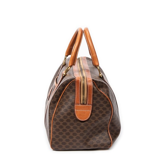 Celine Vintage Medium Boston en Marrón Lona recubierta - Image 3