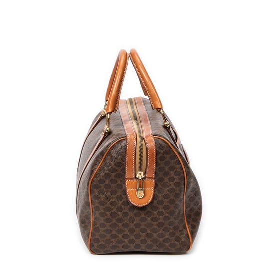 Celine Vintage Medium Boston en Marrón Lona recubierta - Image 4