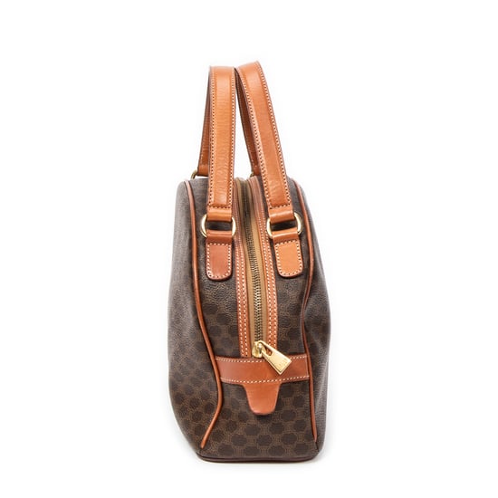 Celine Dome Top Handle en Marrón Lona recubierta - Image 3