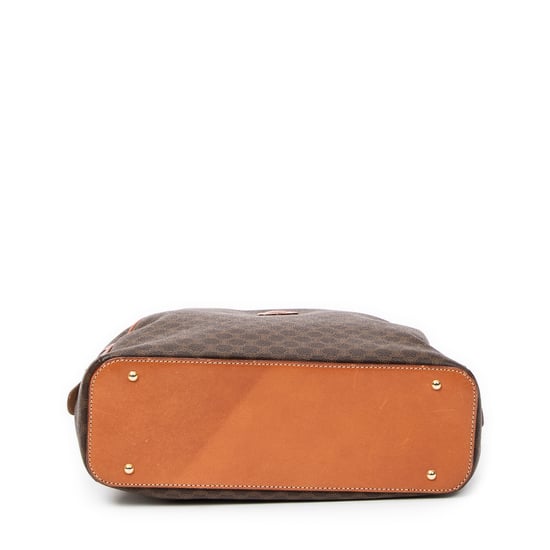 Celine Dome Top Handle en Marrón Lona recubierta - Image 5