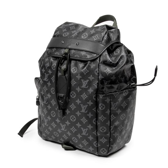 Louis Vuitton Trekking Backpack  en Negro/Gris Lona recubierta - Image 2