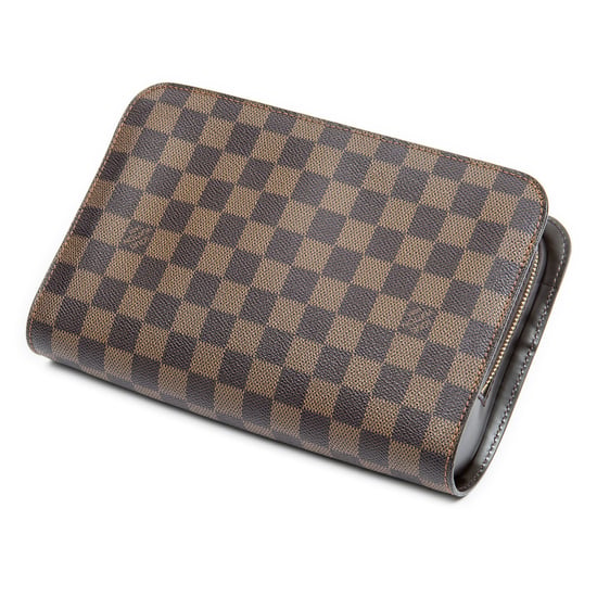 Louis Vuitton Saint Louis Clutch  en Marrón Lona recubierta - Image 2