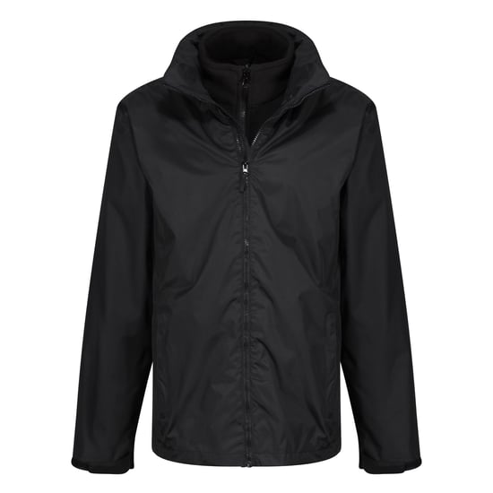 Regatta Mens Classic Waterproof Jacket (Black) - Image 3