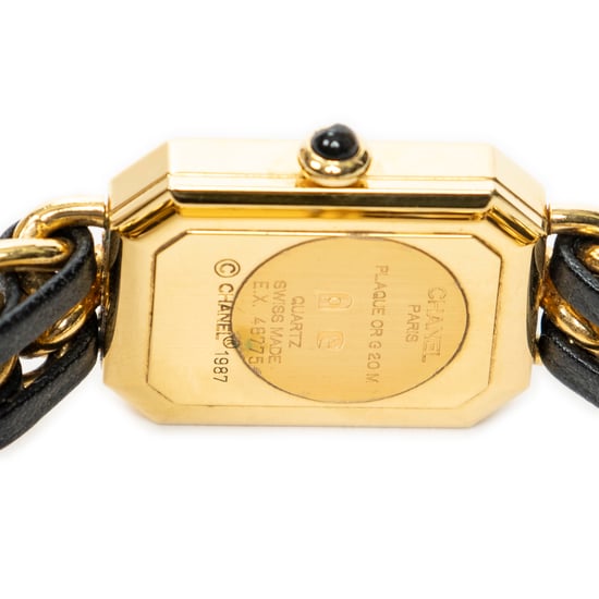 Chanel Première L en Negro/Dorado Acero inoxidable sin níquel - Image 5