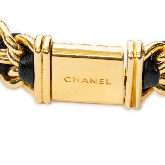 Chanel Première L en Negro/Dorado Acero inoxidable sin níquel - Image 6