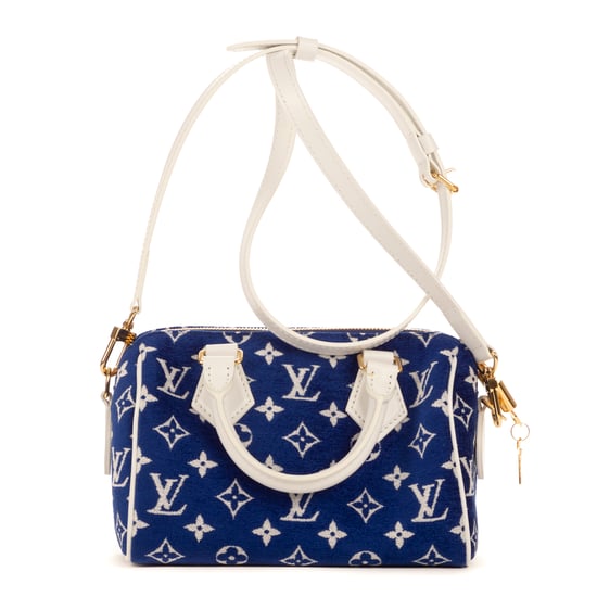 Louis Vuitton Speedy Bandouliere 20 en Azul Lienzo - Image 1