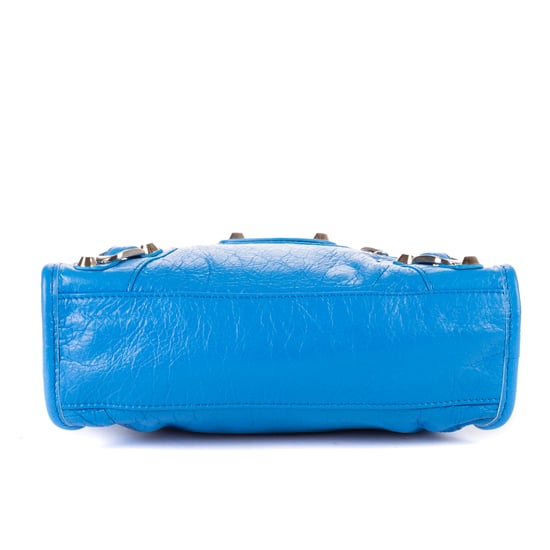 Balenciaga Classic City Mini en Azul Piel de becerro - Image 6