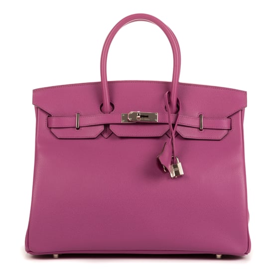 Hermès Birkin 35 en Ciclamen Piel de becerro - Image 1