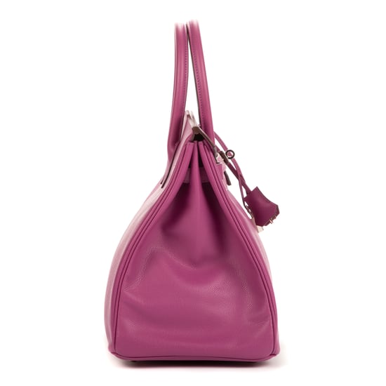 Hermès Birkin 35 en Ciclamen Piel de becerro - Image 5