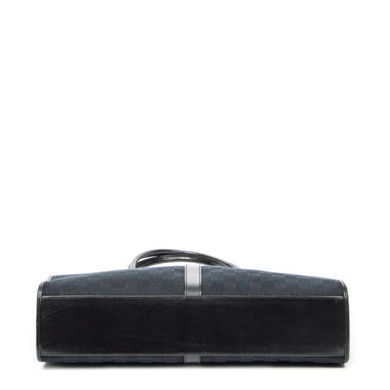 Gucci Large Square Tote en Negro Lienzo - Image 6