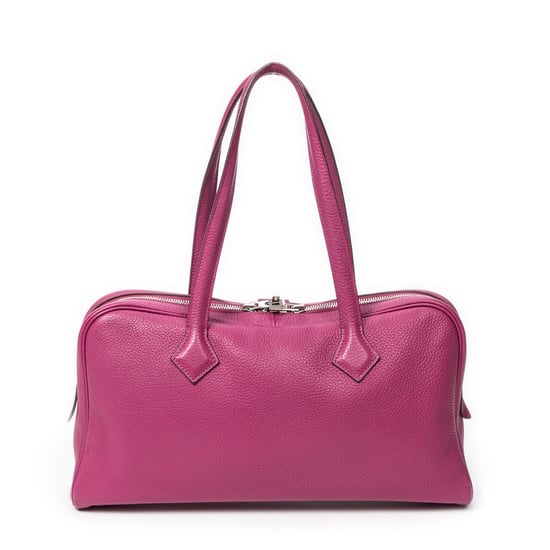 Hermès Victoria Elan en Rosa Tosca Piel de becerro - Image 1