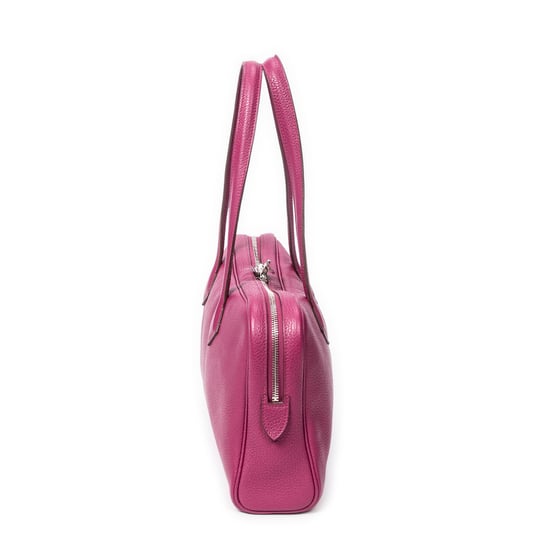 Hermès Victoria Elan en Rosa Tosca Piel de becerro - Image 4