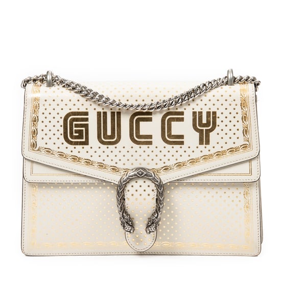Gucci Gucci x Sega Guccy Stars Medium Dionysus en Marfil/Oro Piel de becerro - Image 1