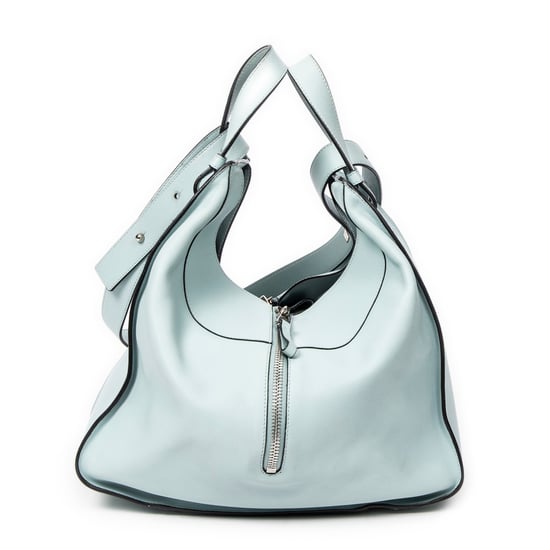 Loewe Extra Large Hammock en Azul claro Piel de becerro - Image 4