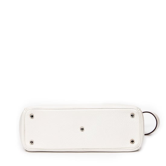 Dior Medium Diorissimo Tote en Marfil Piel de becerro - Image 6