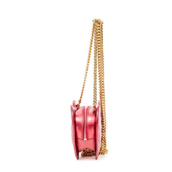 Yves Saint Laurent Love Heart Chain Bag en Rosa metálico Piel de becerro - Image 3