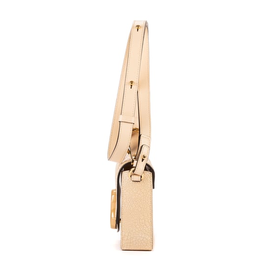 Chloé C Crossbody Mini Mini en Crema Piel de becerro - Image 3