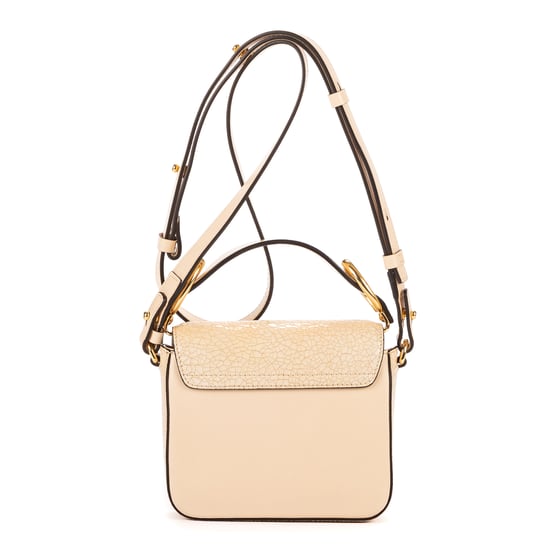 Chloé C Crossbody Mini Mini en Crema Piel de becerro - Image 4
