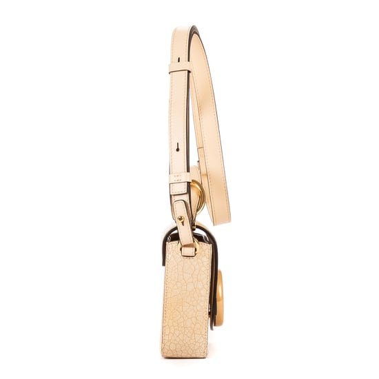 Chloé C Crossbody Mini Mini en Crema Piel de becerro - Image 5